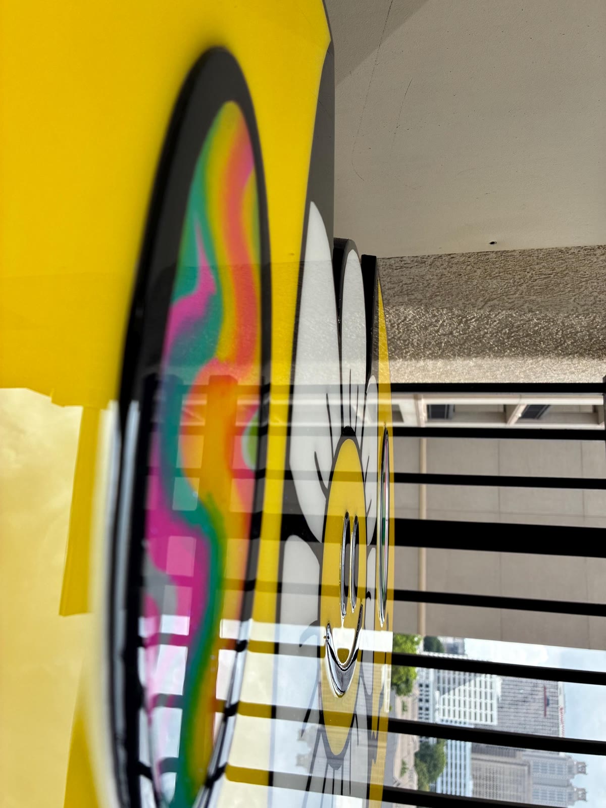 Split Reality (Smiley Flower Table) — photograph 4 of 6