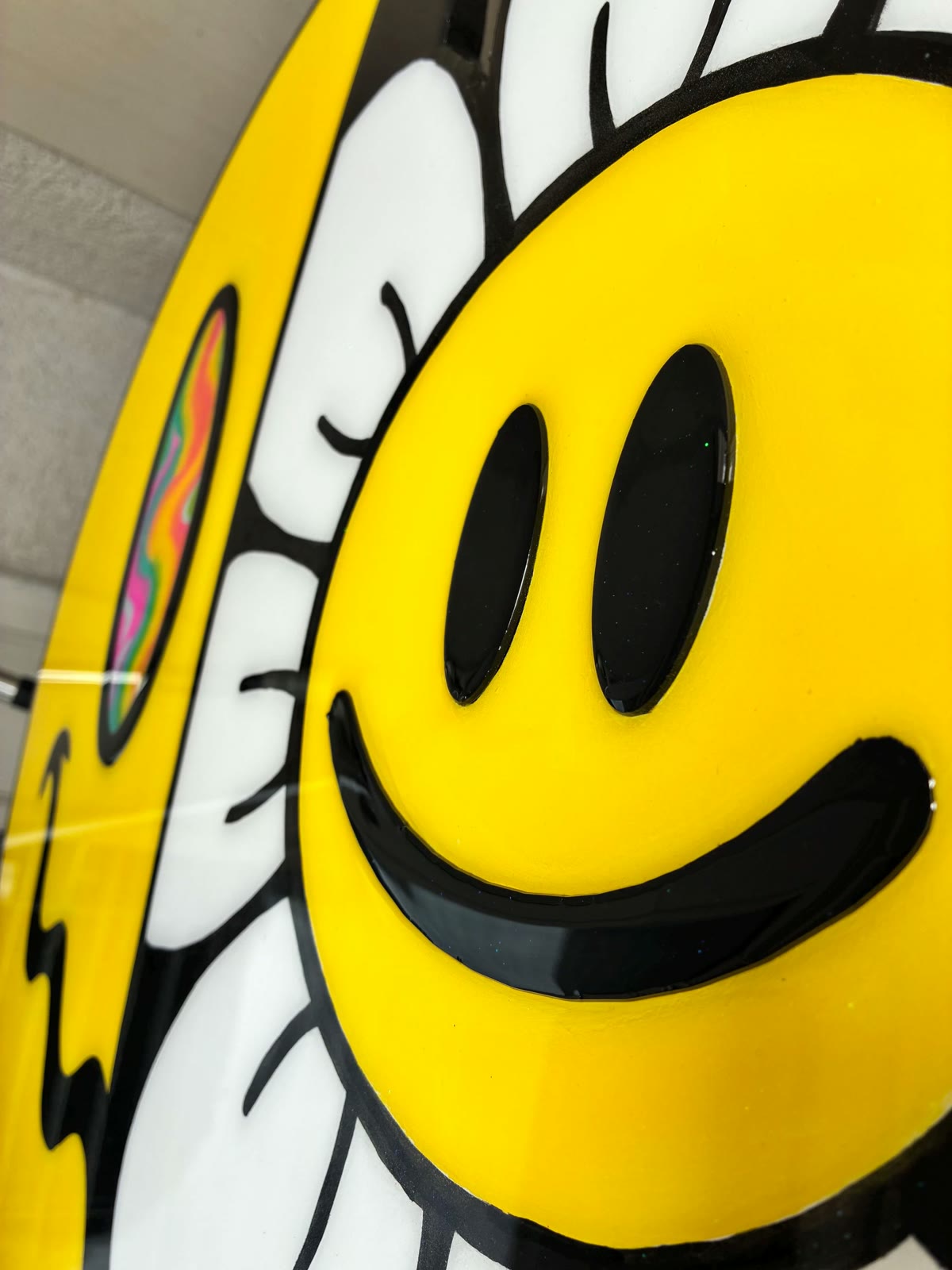 Split Reality (Smiley Flower Table) — photograph 6 of 6